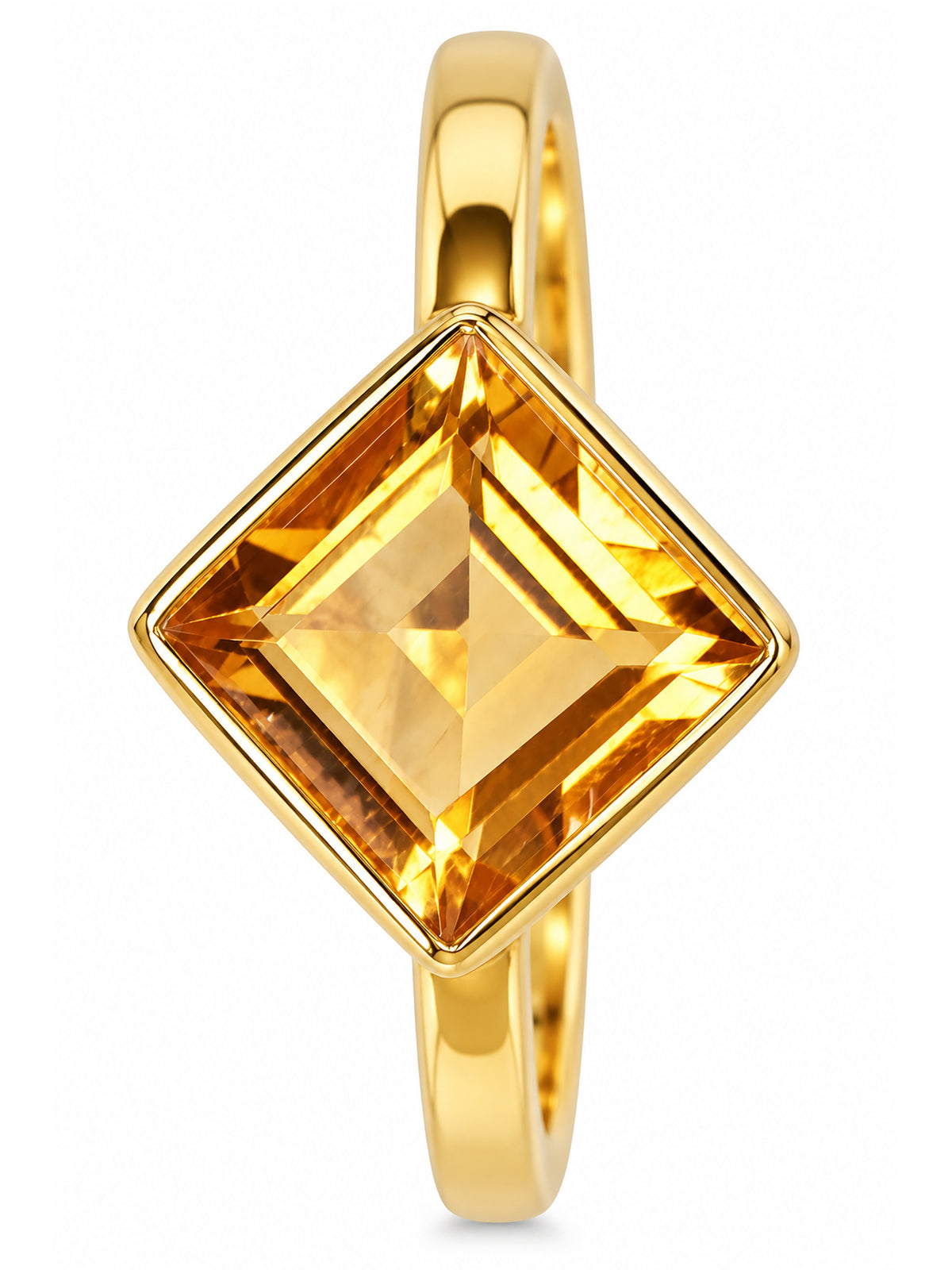 Solara Citrine Ring