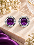 Violetta Amethyst Stud