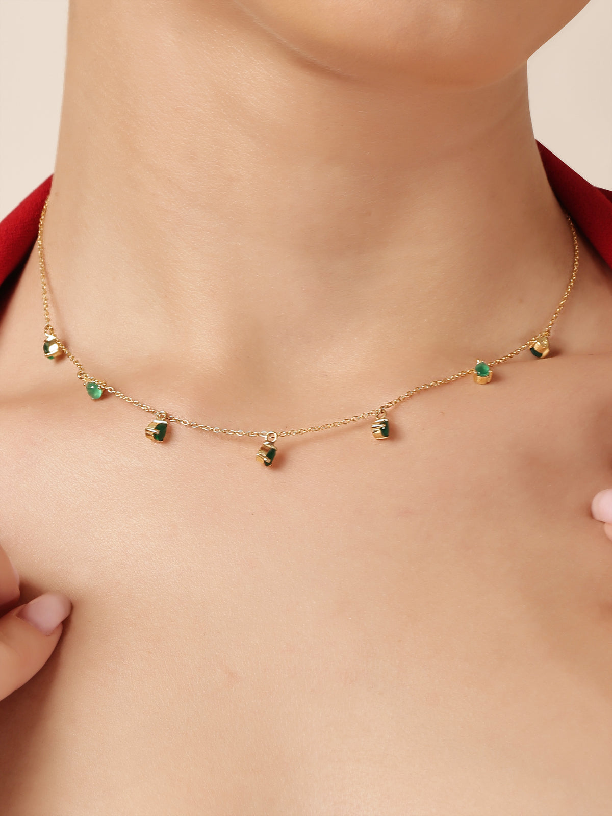Pretty Me Green Onyx Chain