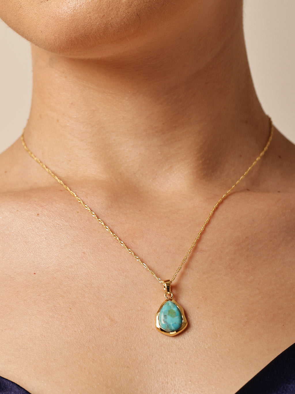 Persian Blue Turquoise Chain
