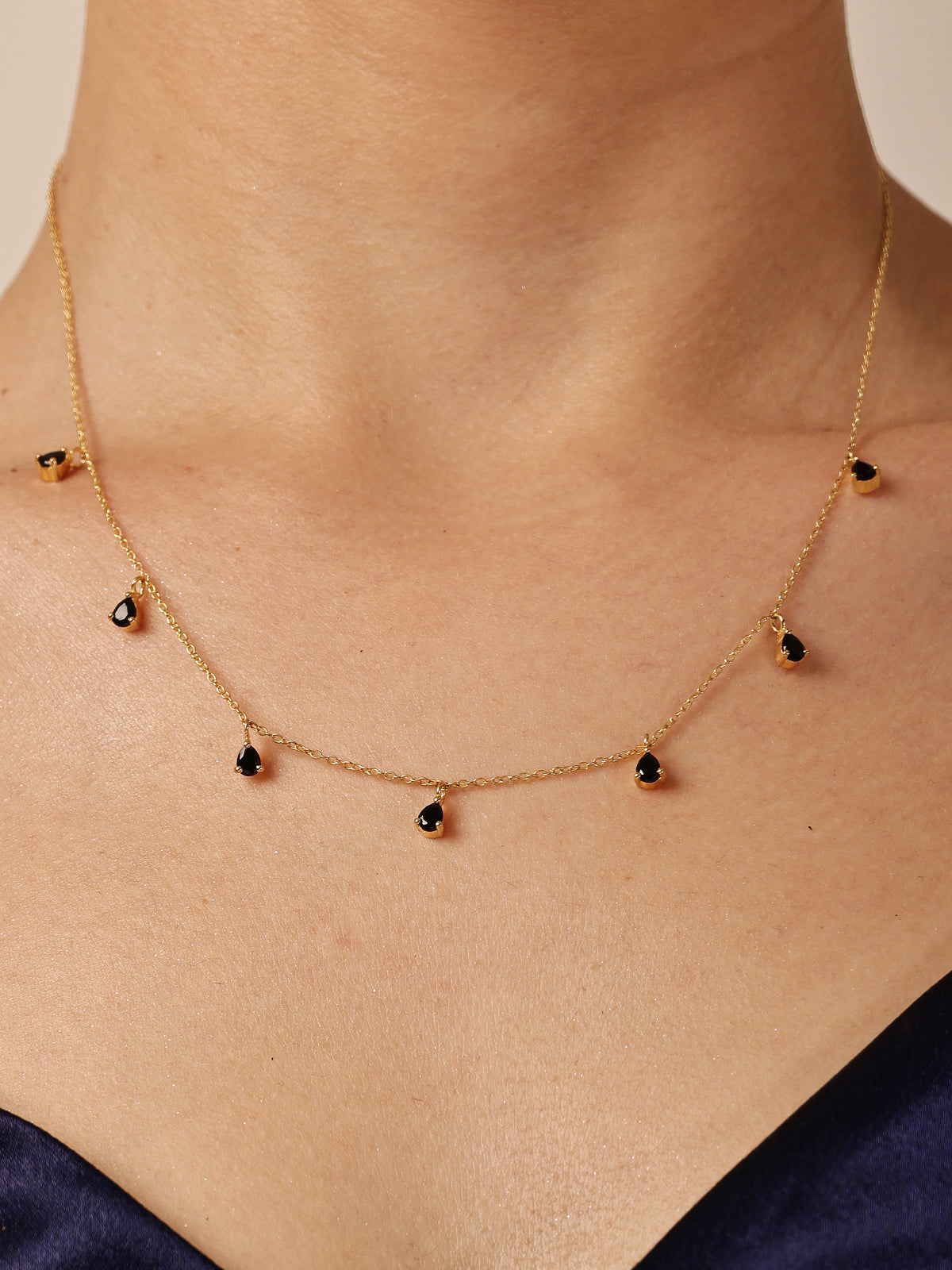Midnight Black Onyx Chain