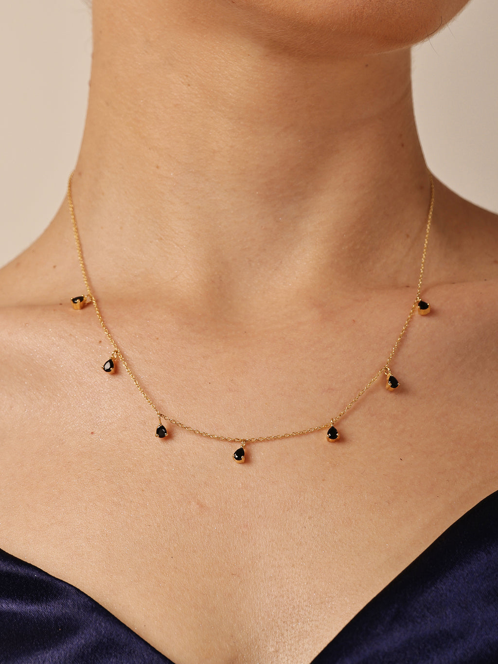 Midnight Black Onyx Chain