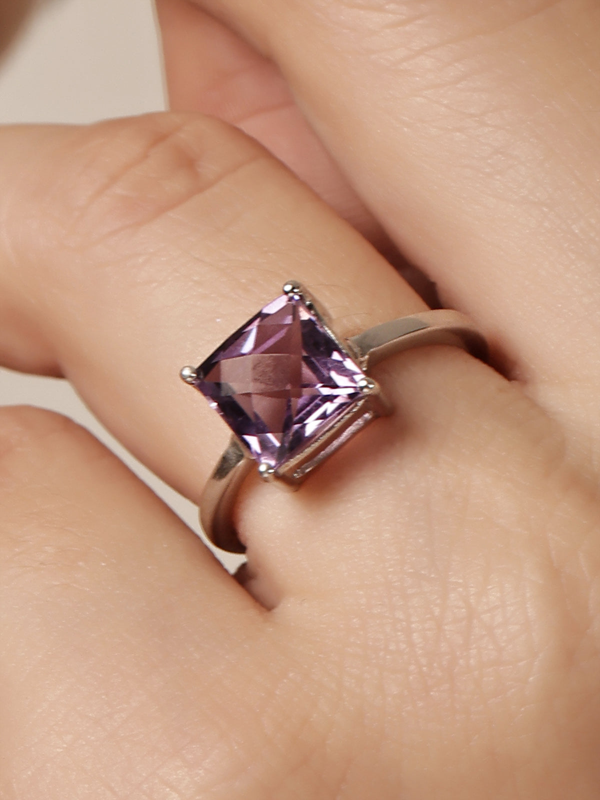 Prism Amethyst Ring