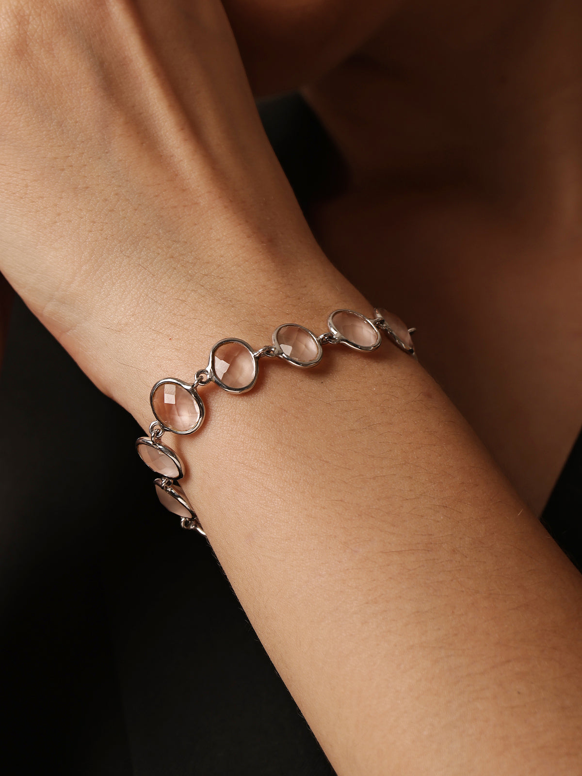 Eternal Love Rose Quartz Bracelet