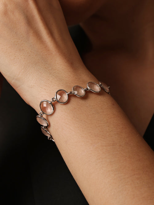 Eternal Love Rose Quartz Bracelet