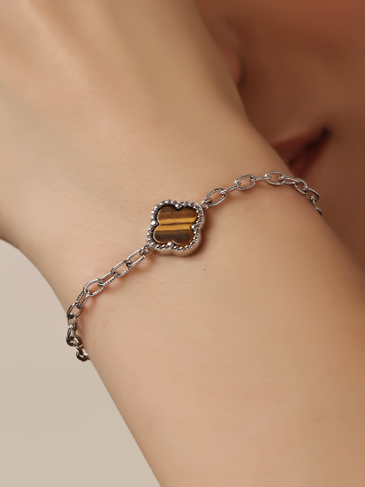 Van Cleef Tiger's Eye Bracelet