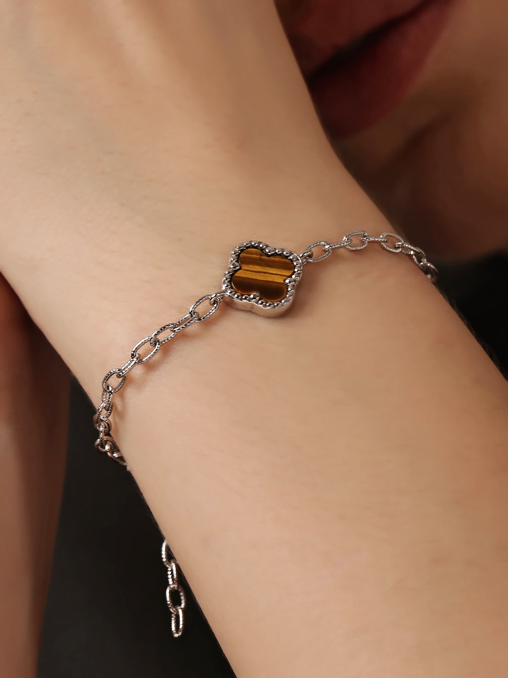Van Cleef Tiger's Eye Bracelet
