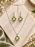 Verdant Peridot Chain Set