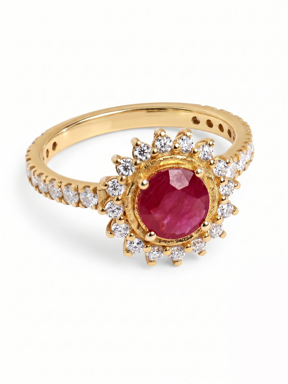 Royal Flame Ruby Ring
