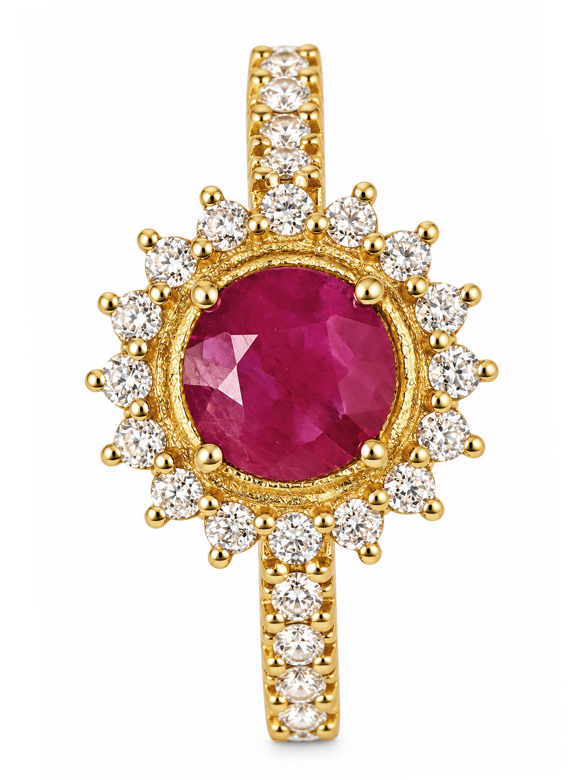 Royal Flame Ruby Ring